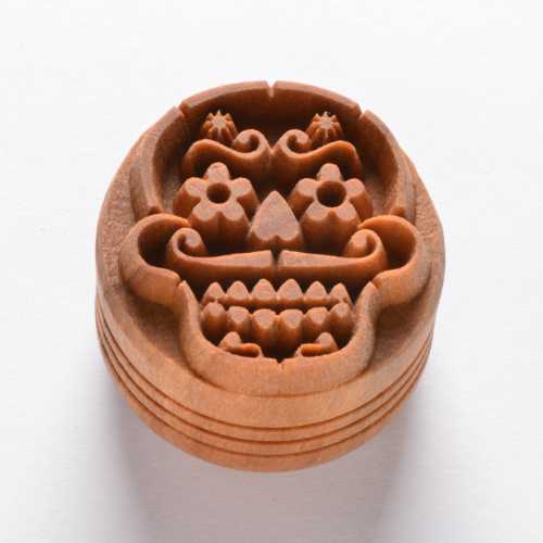 MKM Large Round Day of the Dead Stamp - 4 cm (SCL-107)