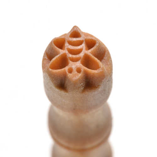 MKM Mini Round Honey Bee Stamp - 1 cm (SMR-037)