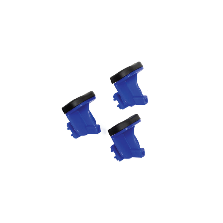 Giffin Grip Tall Blue Basic Slider with Molded Pads - Set of 3 (TBS3)