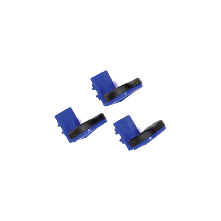 Giffin Grip Tall Blue Wide Slider with Molded Pads - Set of 3 (TBWS3)