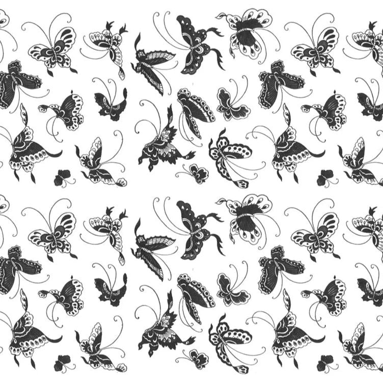 SanBao Underglaze Transfer - Butterfly (19" x 13")