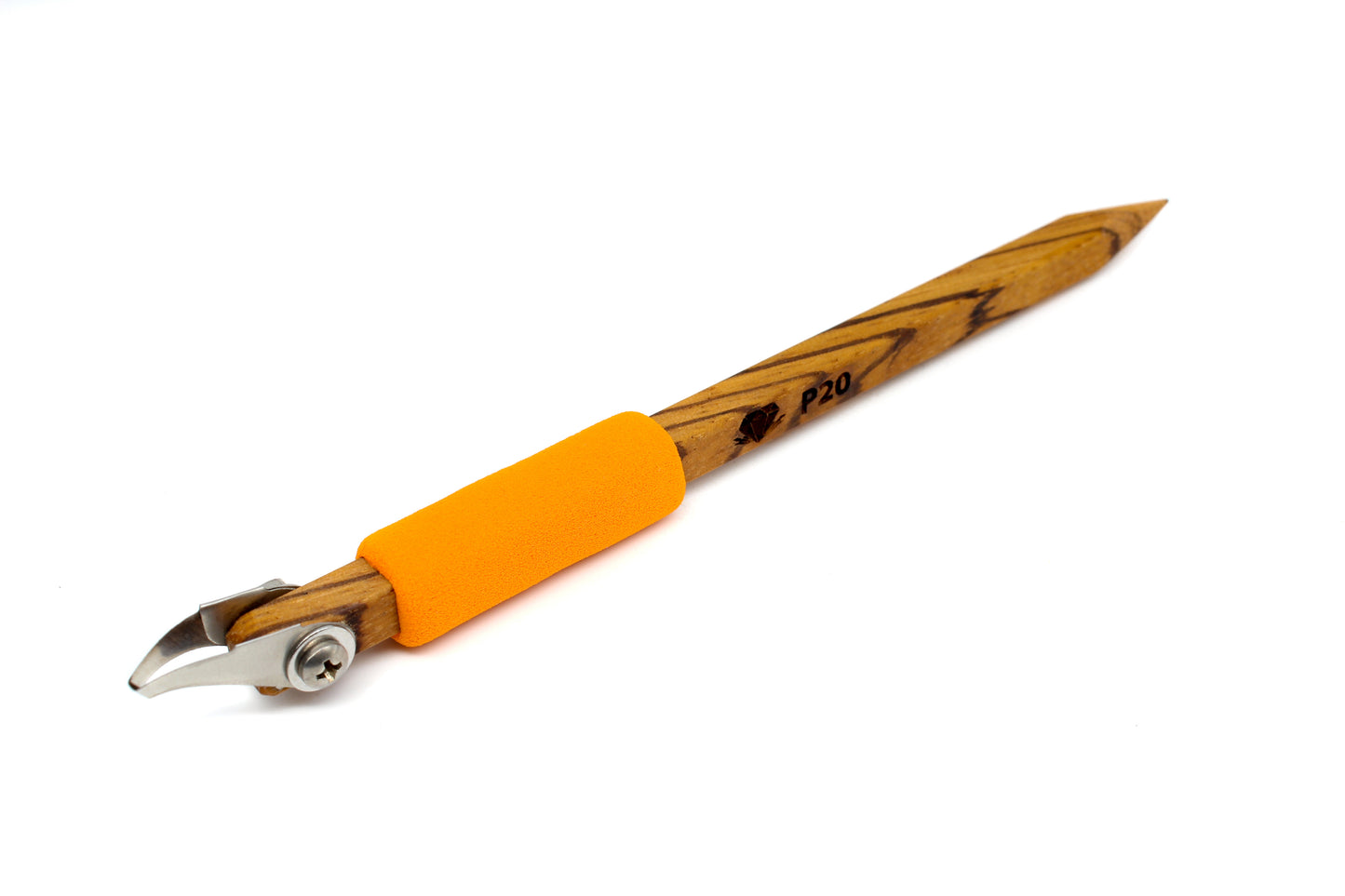 DiamondCore Tools - P20 Curved Square Tip 1mm Clay Carving Tool (P20)