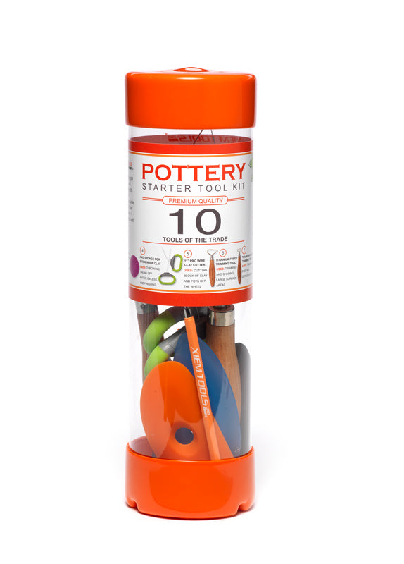 Xiem Tools - Pottery Starter Kit - 10 Pieces (PTSK10)