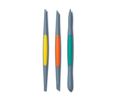 Xiem Tools - Finishing Tools: Strong-Firm Silicone Set Set (3pcs) (Various Sizes)