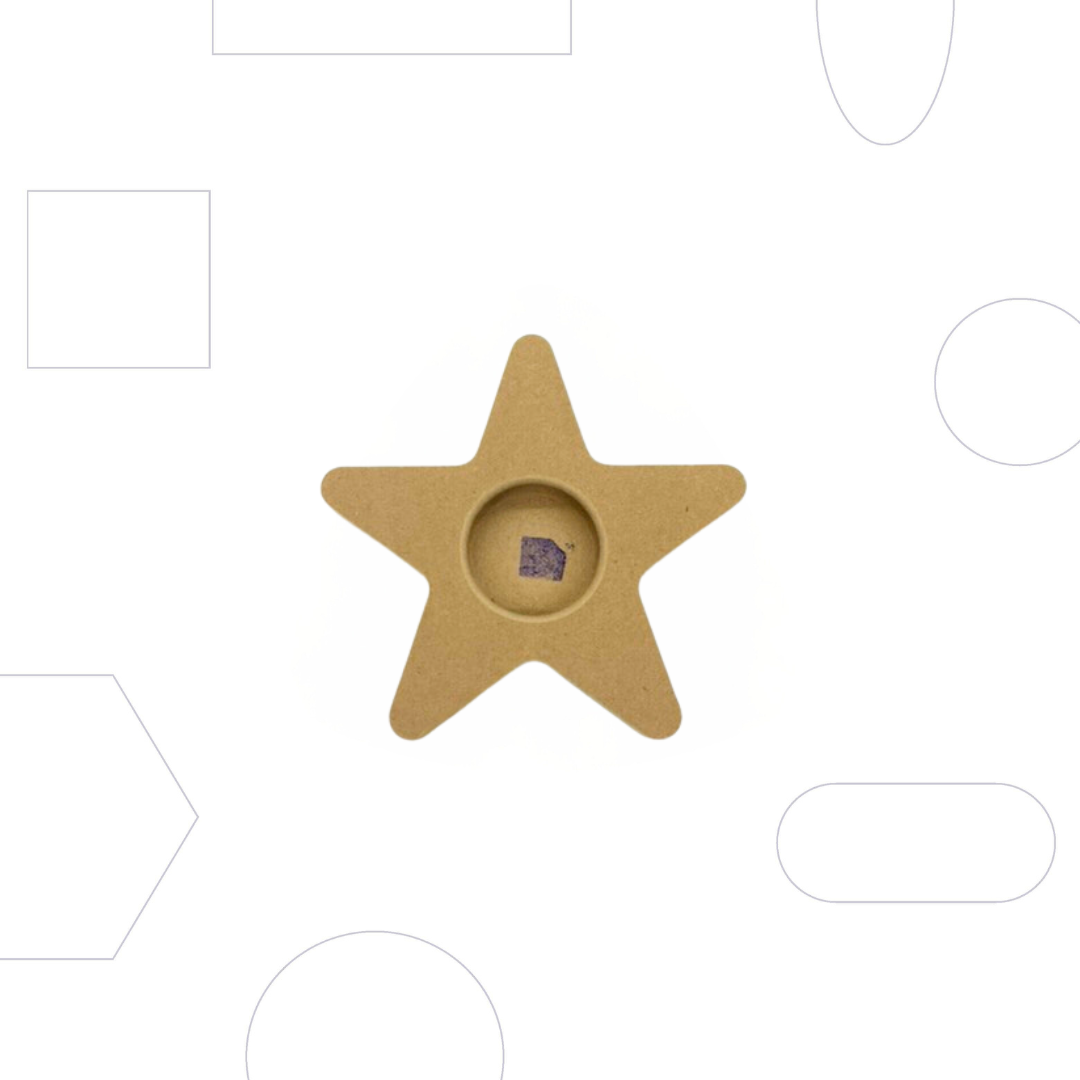 GR Pottery Forms - Wallie 5 Point Star - 5" (GRWSTAR)