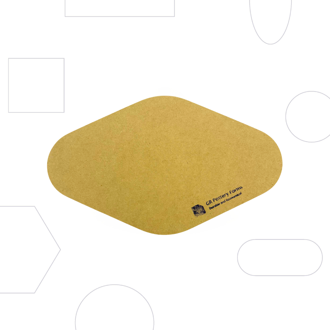 GR Pottery Forms - 6x10" Diamond - Rounded Edges (GRDIA610)