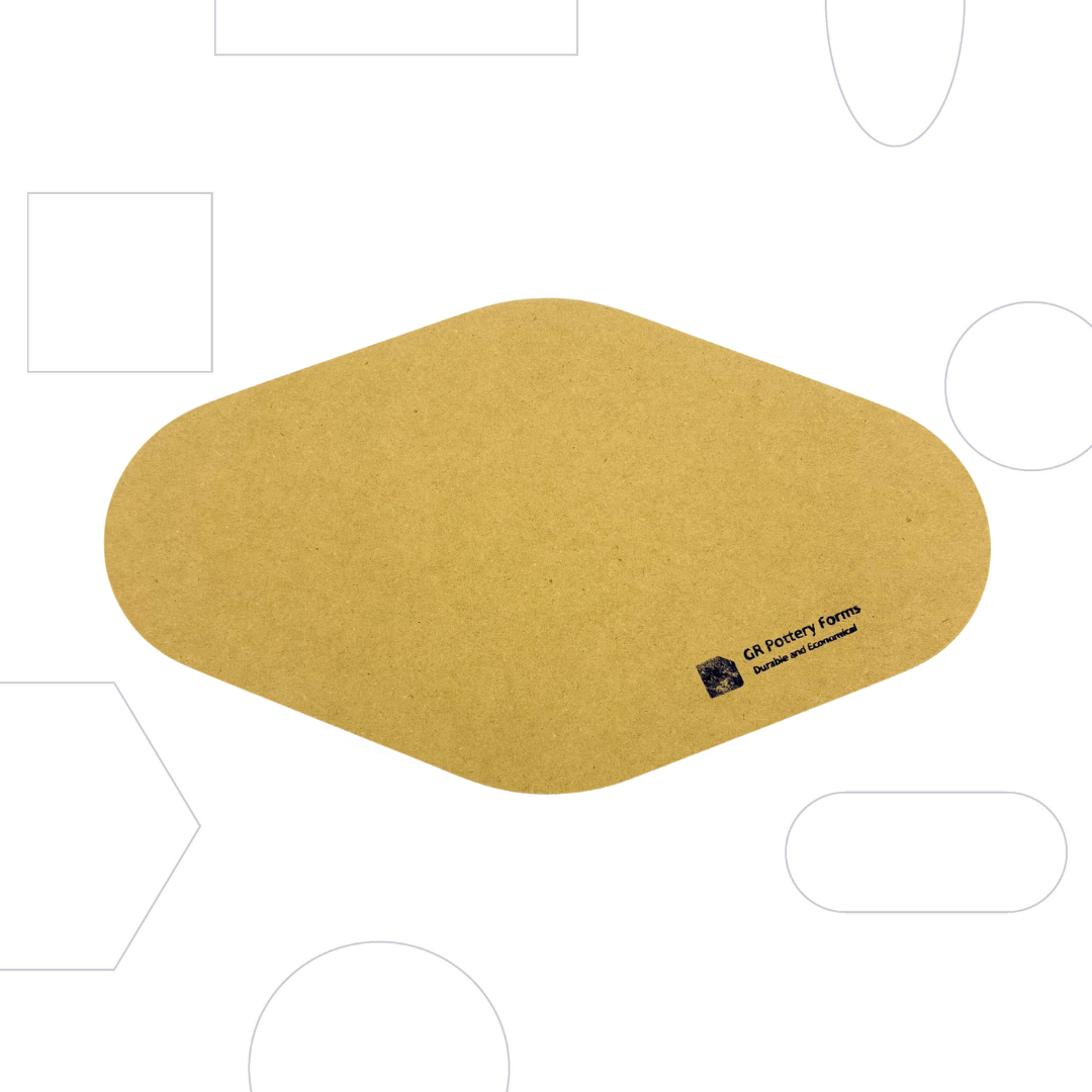 GR Pottery Forms - 7x12" Diamond - Rounded Edges (GRDIA712)