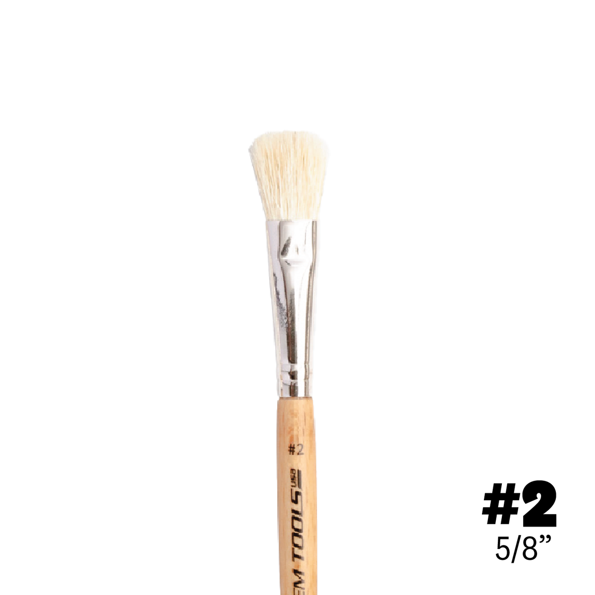 Xiem Tools - Round Glaze Brushes - High Quality Goat Hair - Various Sizes