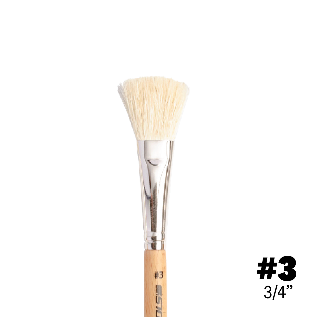 Xiem Tools - Round Glaze Brushes - High Quality Goat Hair - Various Sizes
