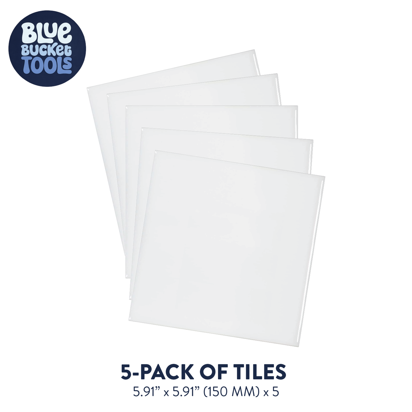Blue Bucket Tools - Tile Inserts, 5-pack (BBTTILE5PACK)