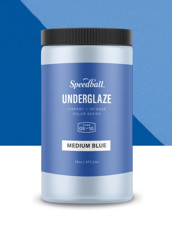 Speedball Underglaze - Medium Blue (Various Sizes)