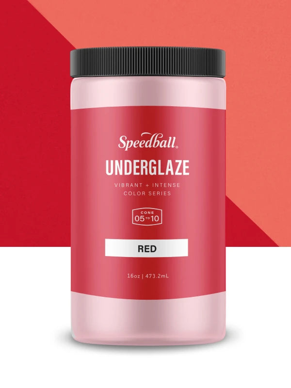 Speedball Underglaze - Red (Various Sizes)