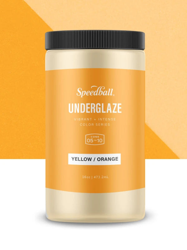 Speedball Underglaze - Yellow/Orange (Various Sizes)