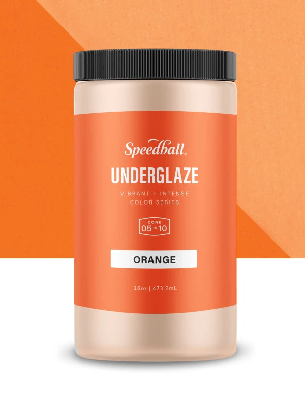 Speedball Underglaze - Orange (Various Sizes)