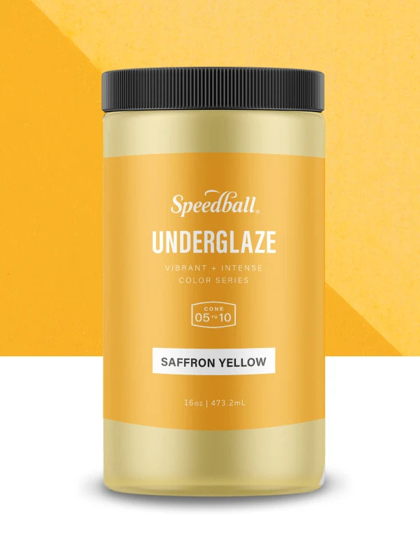 Speedball Underglaze - Saffron Yellow (Various Sizes)