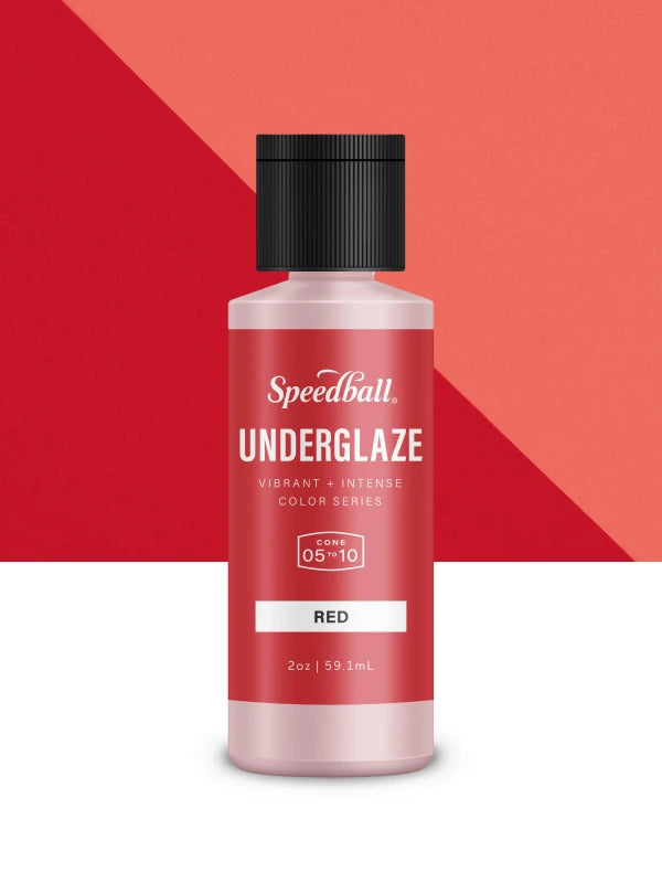 Speedball Underglaze - Red (Various Sizes)