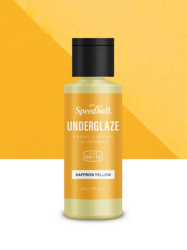 Speedball Underglaze - Saffron Yellow (Various Sizes)
