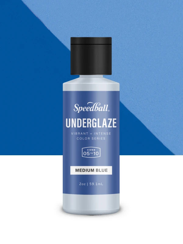 Speedball Underglaze - Medium Blue (Various Sizes)