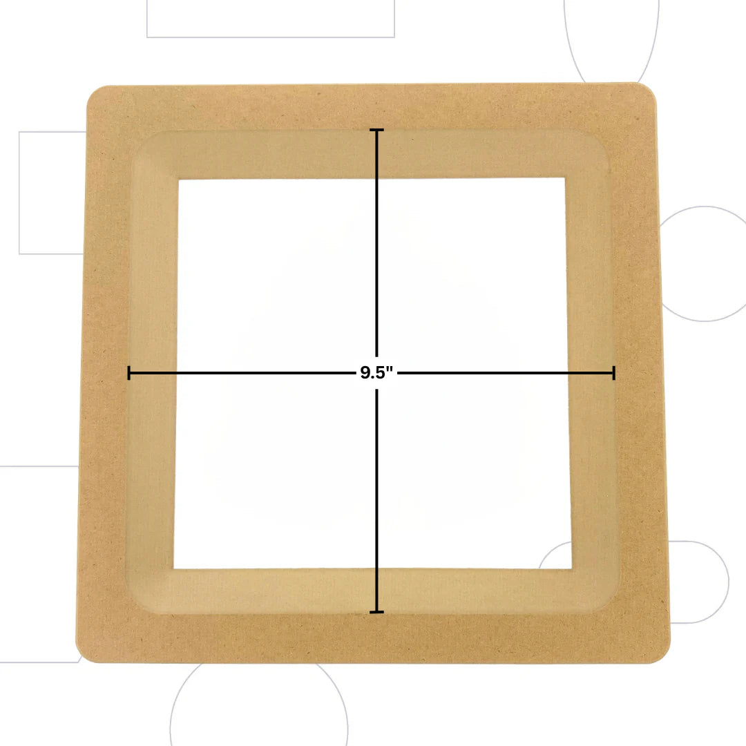 GR Pottery Forms - Slumpie Square - 9.5" (GRSS95)