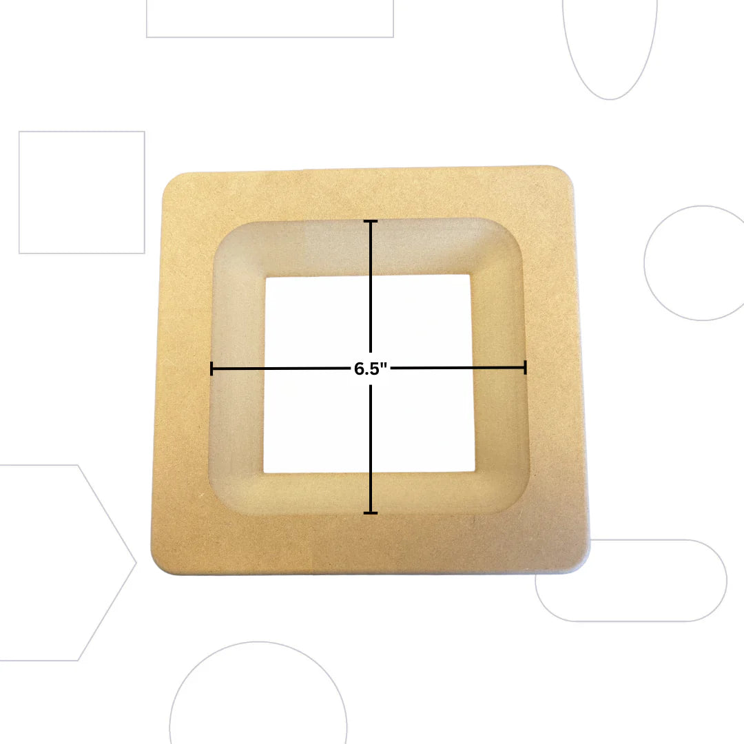 GR Pottery Forms - Slumpie Square - 6.5" (GRSS65)