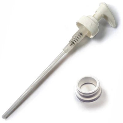 White Soap Dispenser with Threaded Collar (ASDWS)