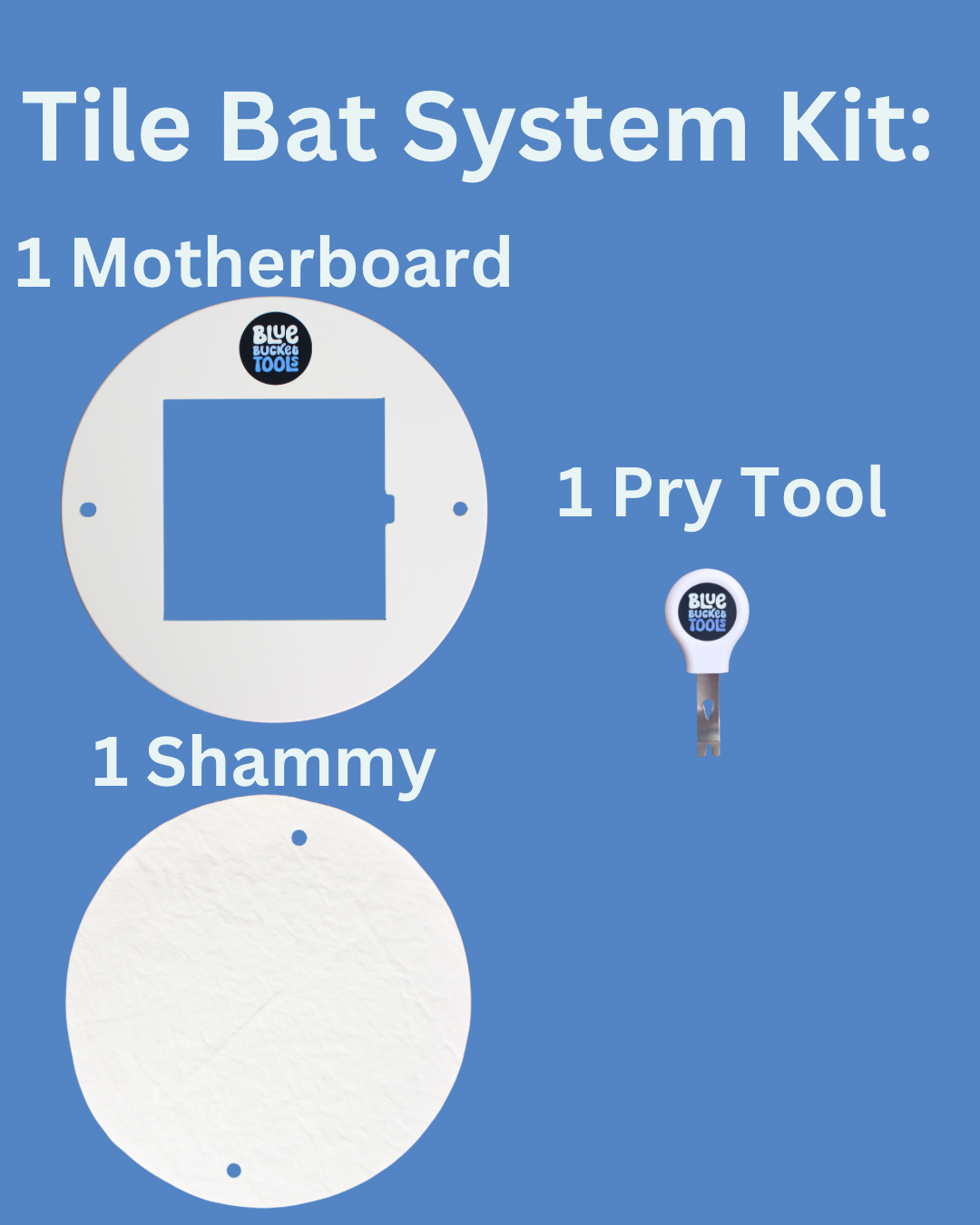 Blue Bucket Tools - Pottery Tile Bat System (BBTSYSTEM)