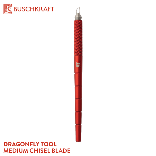 Buschkraft Tools - Dragonfly Tool - Handle/Medium Chisel Blade (BKP-DRA1005)