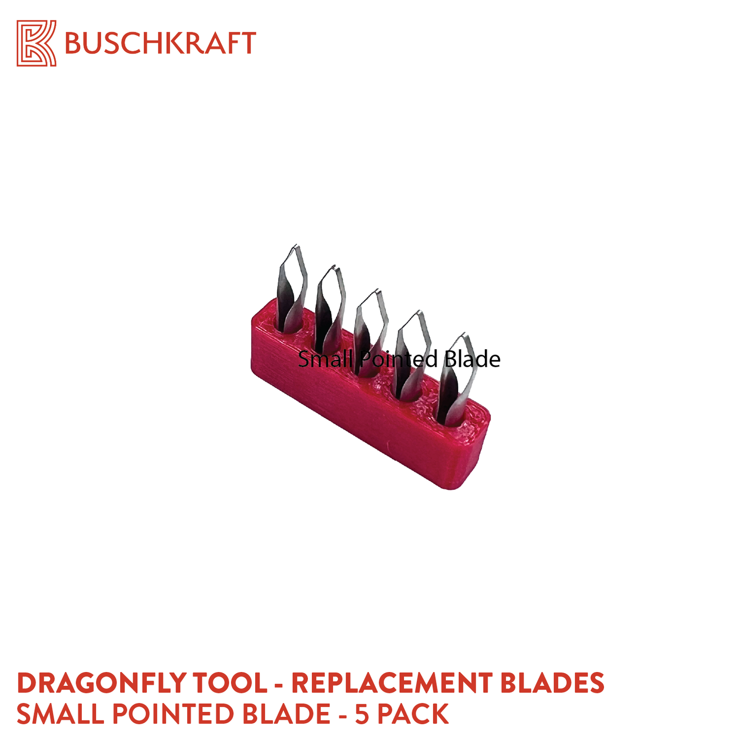 Buschkraft Tools - Dragonfly Tool -  5-Piece Spare Blades (Various Shapes)