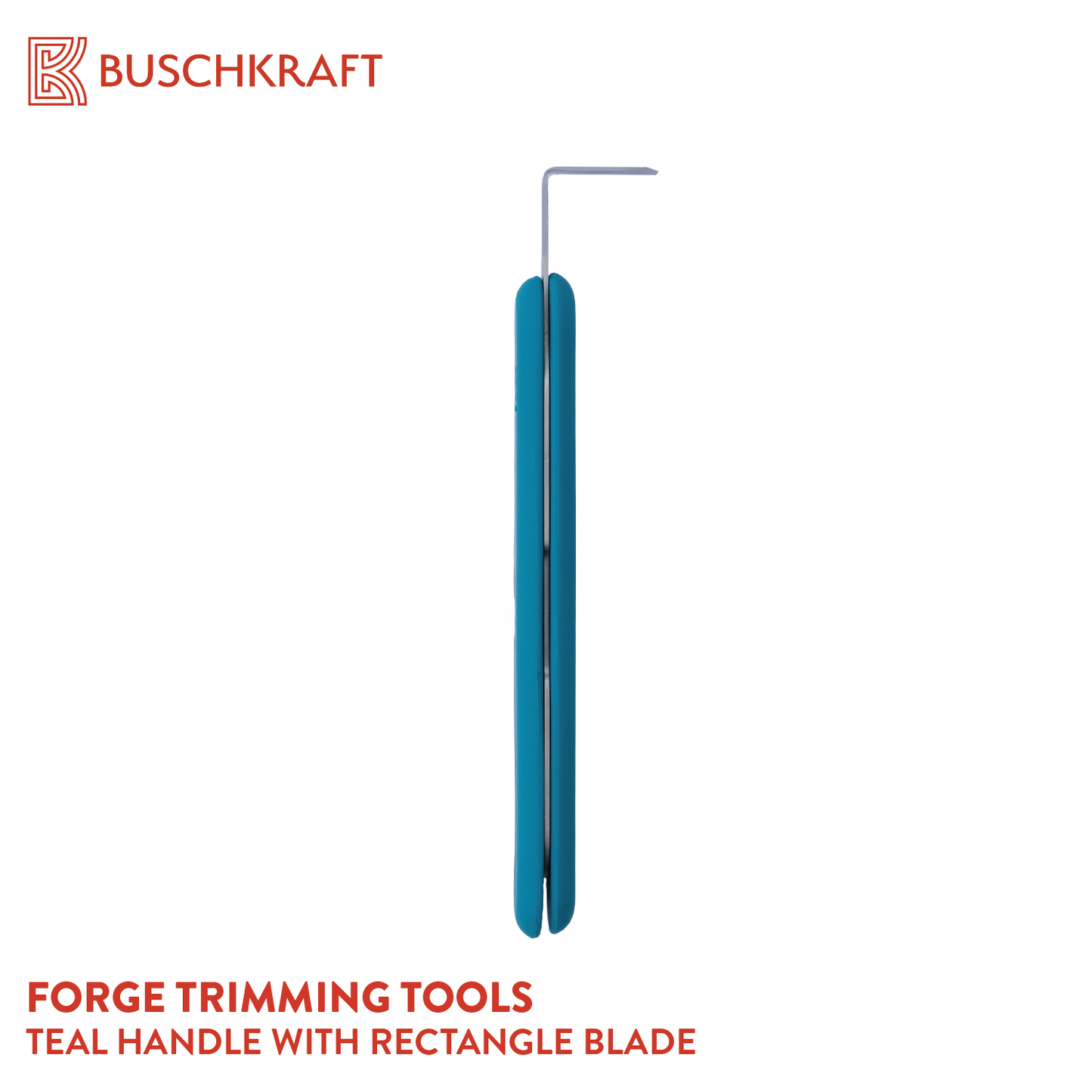 Buschkraft Tools - Forge Tool, Teal Handle with Rectangle Blade (BKP-FOR3003)