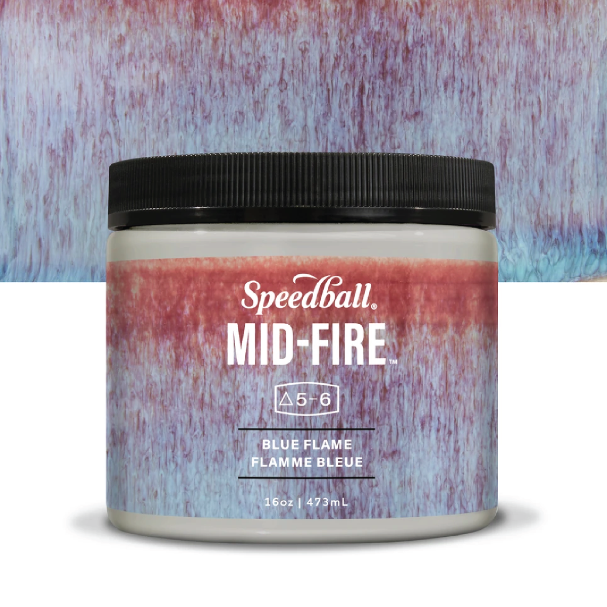 Speedball - Blue Flame Mid-Fire Glaze - Pint (002136)￼