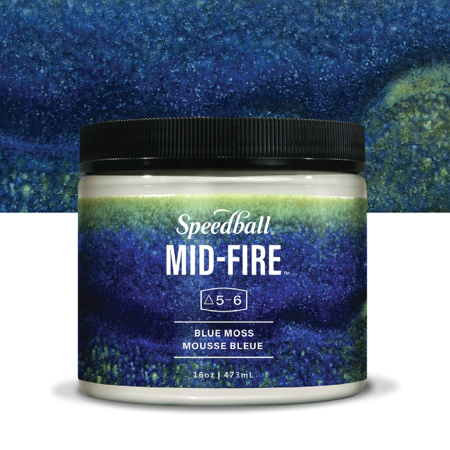 Speedball - Blue Moss Mid-Fire Glaze - Pint (002106)