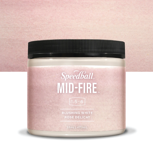Speedball - Blushing White Mid-Fire Glaze - Pint (002102)