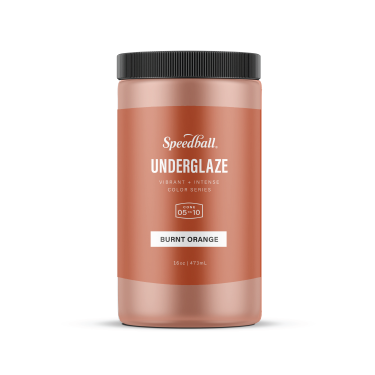 Speedball Underglaze - Burnt Orange (Various Sizes)