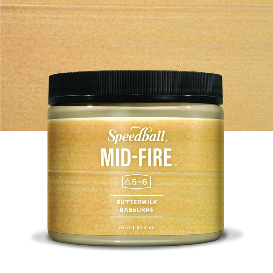 Speedball - Buttermilk Mid-Fire Glaze - Pint (002118)