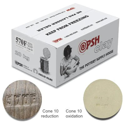 PSH 570F - Off White Clay - 20 kg (PSH570F) - CONE 10