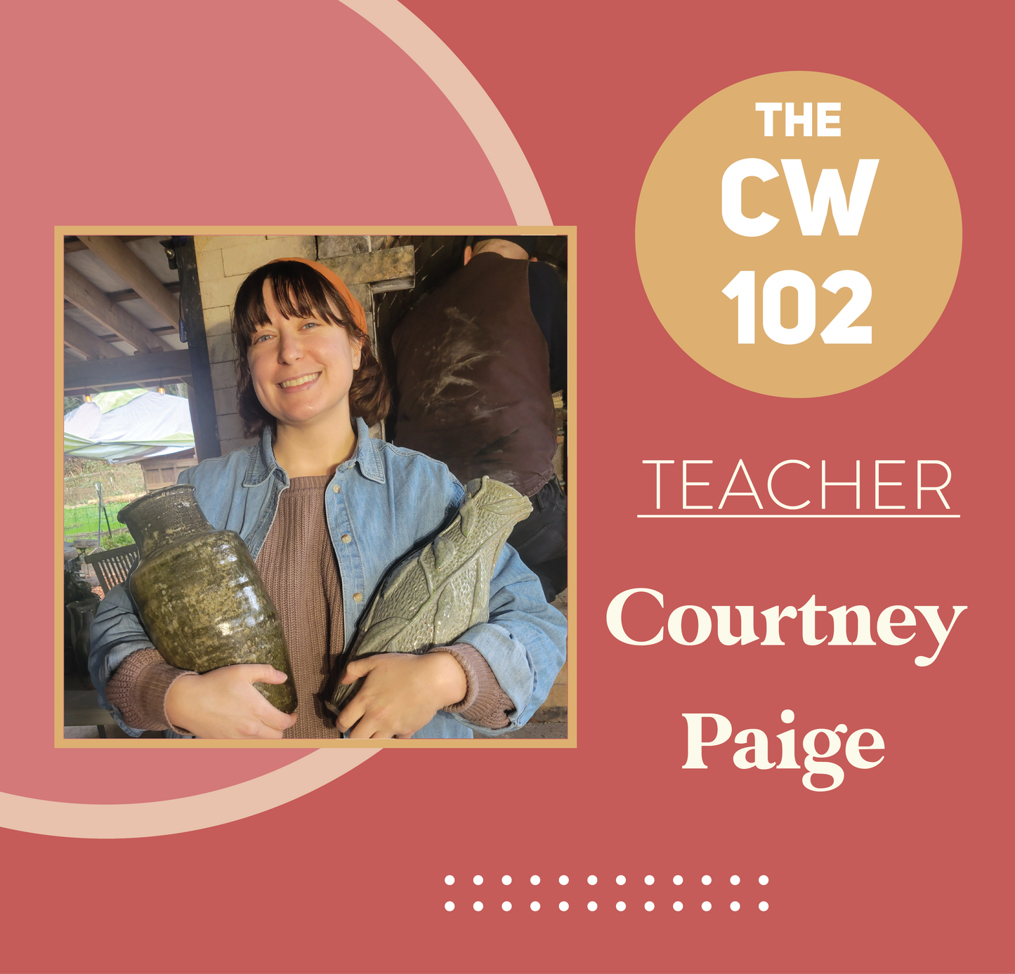 The CW 102 - Beginners-Continued Wheel Throwing Workshop (6 weeks)