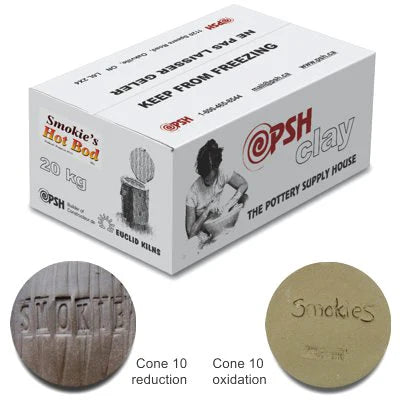 PSH - Smokies Hot Bod Wood Salt Clay - 20 kg (CSHBX) - CONE 10