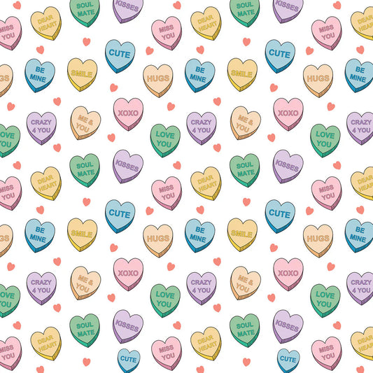 SanBao Underglaze Transfer - Heart Candy (19" x 13")