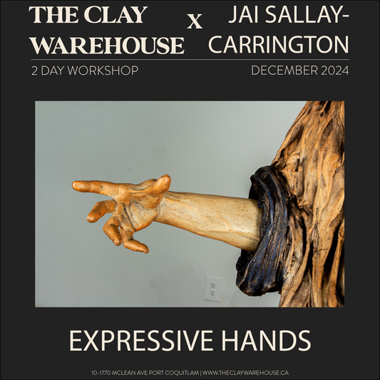 *SPECIAL WORKSHOP* Expressive Hands w/ Jai Sallay-Carrington - 2-Day Sculpting Workshop