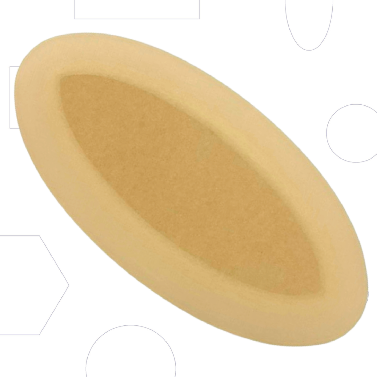 GR Pottery Forms - 8" x 16" Oval - Rounded Edges (GRRD2O816)