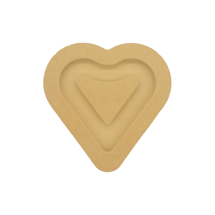 GR Pottery Forms - Heart Wallie 6" (GRHW6)