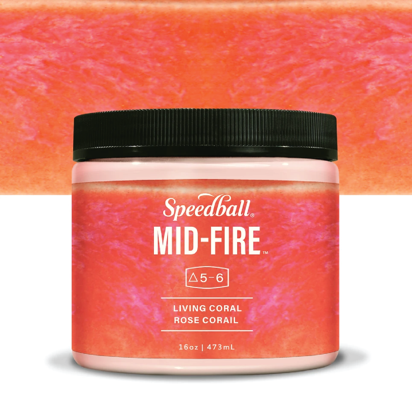 Speedball - Living Coral Mid-Fire Glaze - Pint (002131)