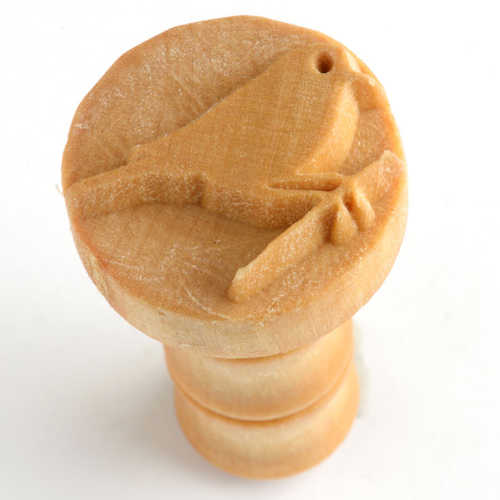 MKM Medium Round Stamp - Bird On Wire(SCM-148)