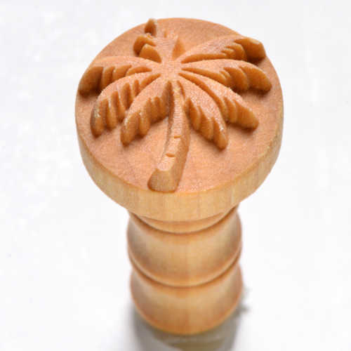 MKM Medium Round Stamp - Palm Tree (SCM-208)