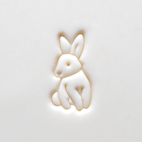 MKM Medium Round Bunny Rabbit Stamp - 2.5 cm (SCM-304)