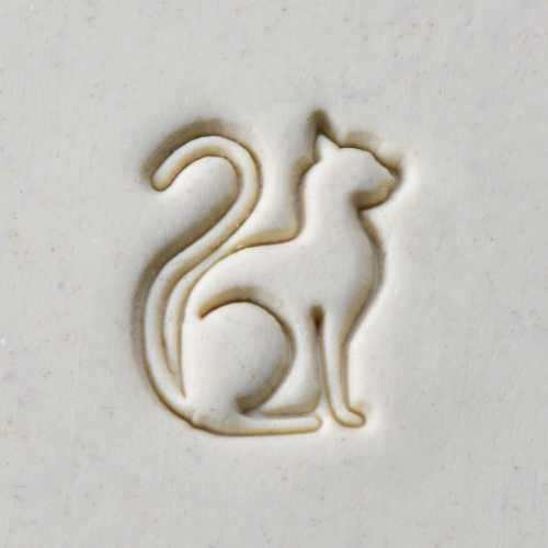 MKM Medium Round Stamp - Cat (SCM-227)
