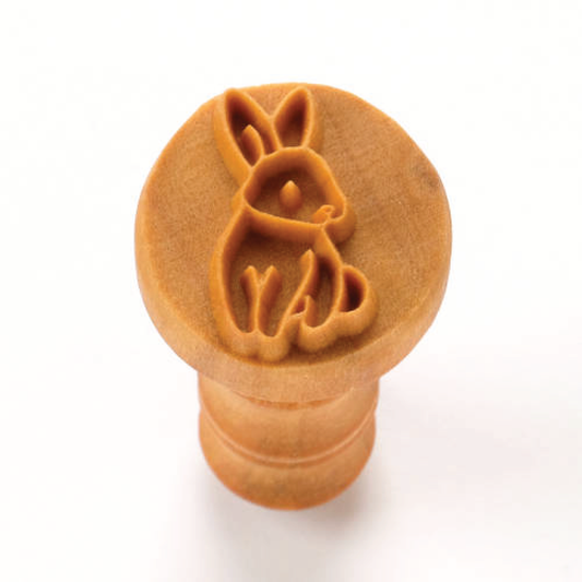 MKM Medium Round Bunny Rabbit Stamp - 2.5 cm (SCM-304)