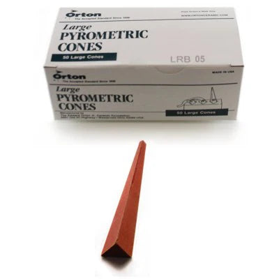 Orton Large Pyrometric Cones - Qty 50 (Various Temps)