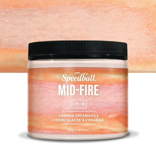 Speedball - Orange Creamsicle Mid-Fire Glaze - Pint (002129)