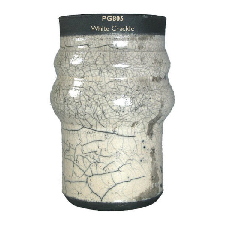 Georgies White Crackle Raku Glaze (various sizes) - CLEARANCE - GALLON